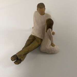 Willow tree father and daughter